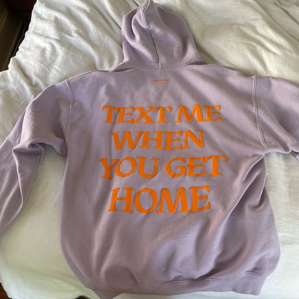 Lonely Ghost Text Me When You Get Home Hoodie